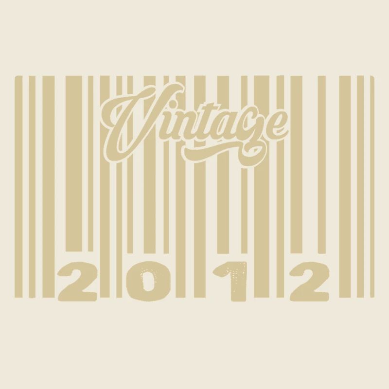 vintage 2012 Barcode 2012: Year 2025.