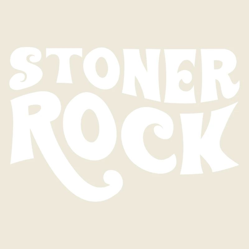 Stoner Rock Typografie-Design