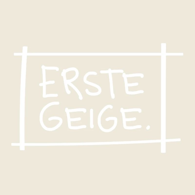 First fiddle – minimalist ambiguous saying