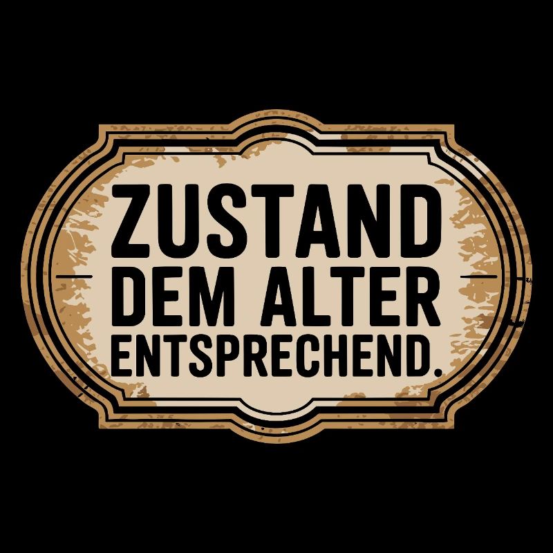 Zustand Dem Alter Entsprechend Oldtimer Geburtstag