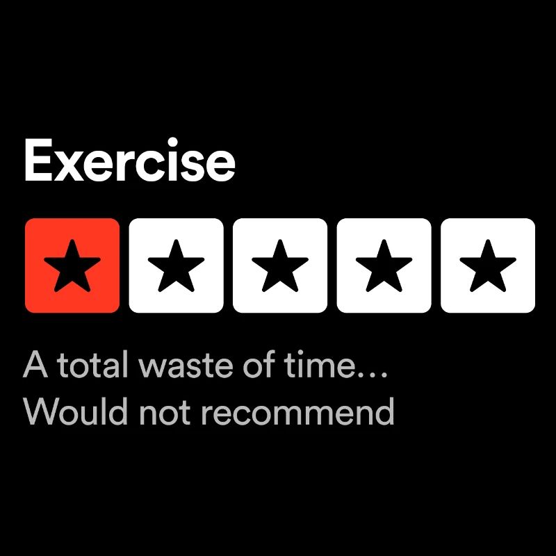 Übung, eine totale Zeitverschwendung... Sarkastisch ein Sta