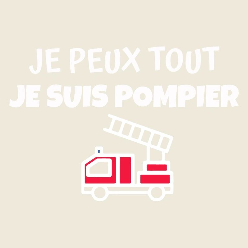 je suis pompier / cadeau humour pompier