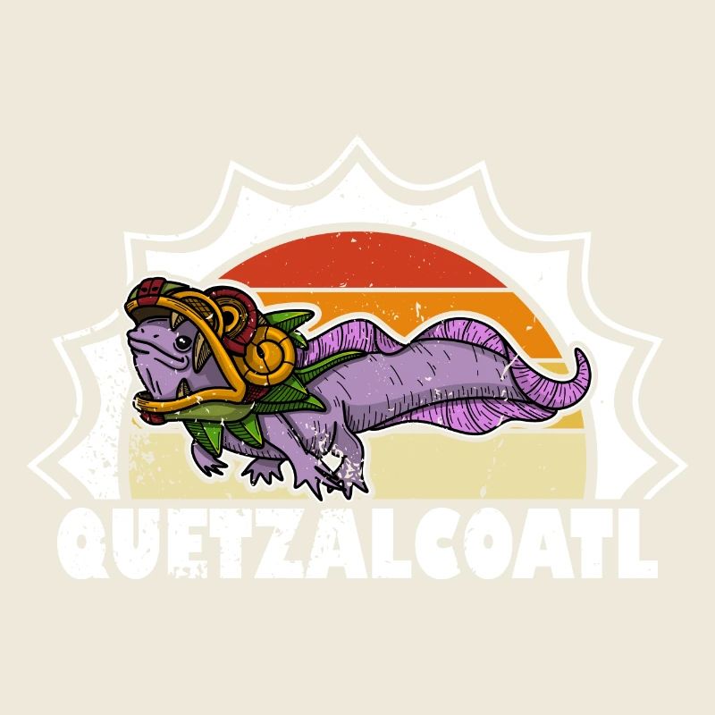 Quetzalcoatl Axolotl Mexique Divinité Aztèque