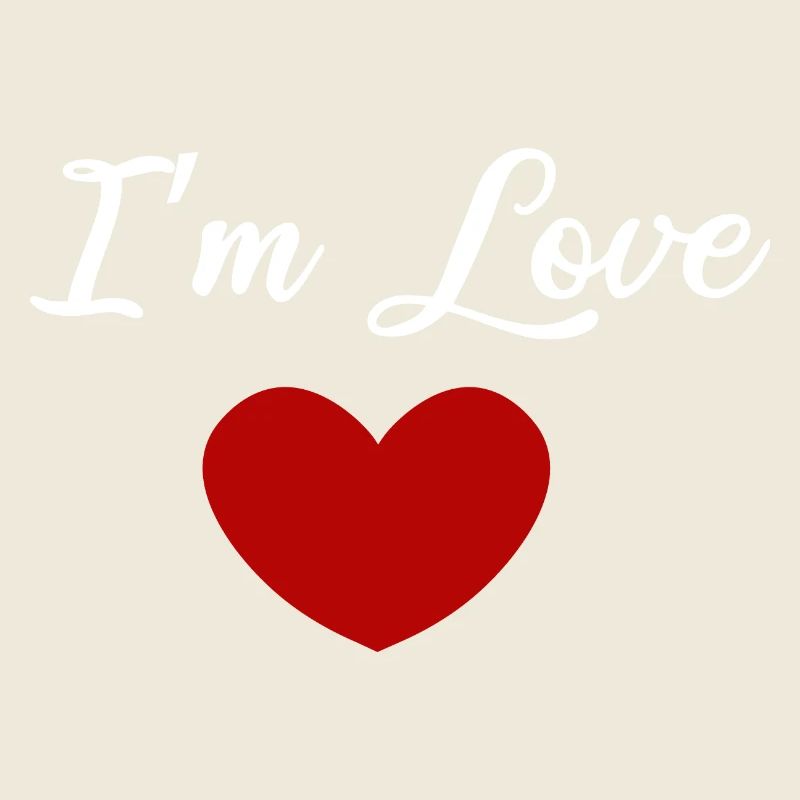 I'm Love - White design