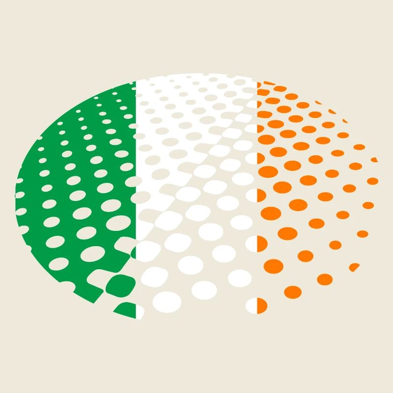 Drapeau de l’Irlande Vintage drapeau irlandais Dublin
