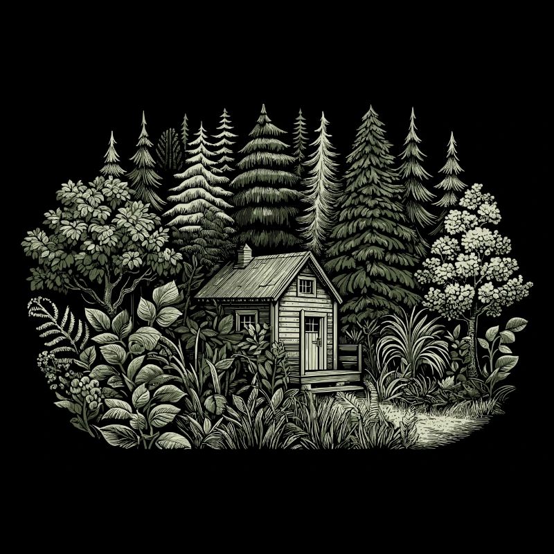 naturverbunden Leben mit einem Tiny House im Wald