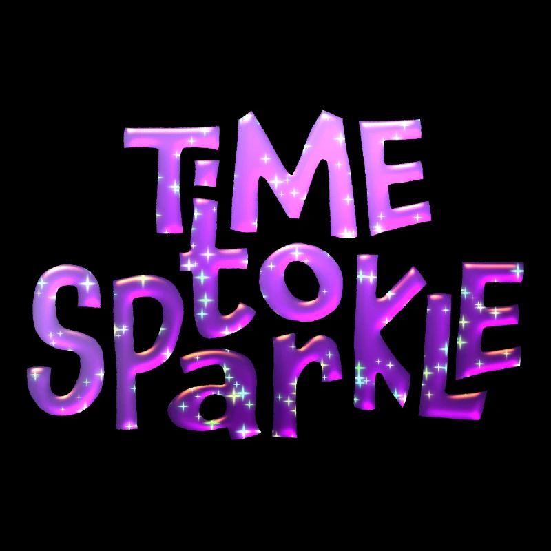 Time to Sparkle Text Art