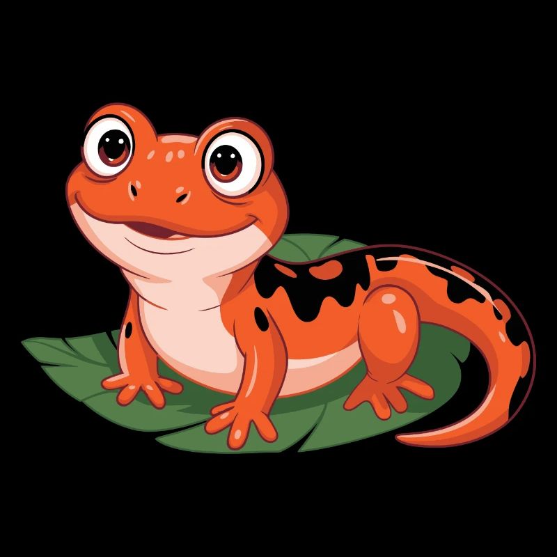 Feuriger Blattsalamander
