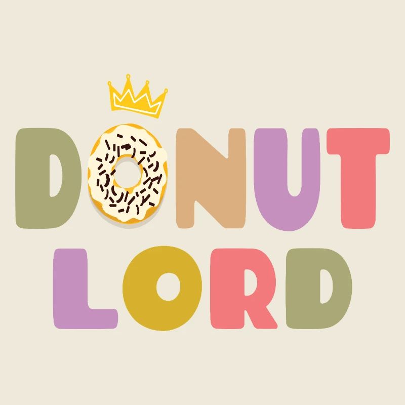 Donut Lord – Design Gourmand et Drôle