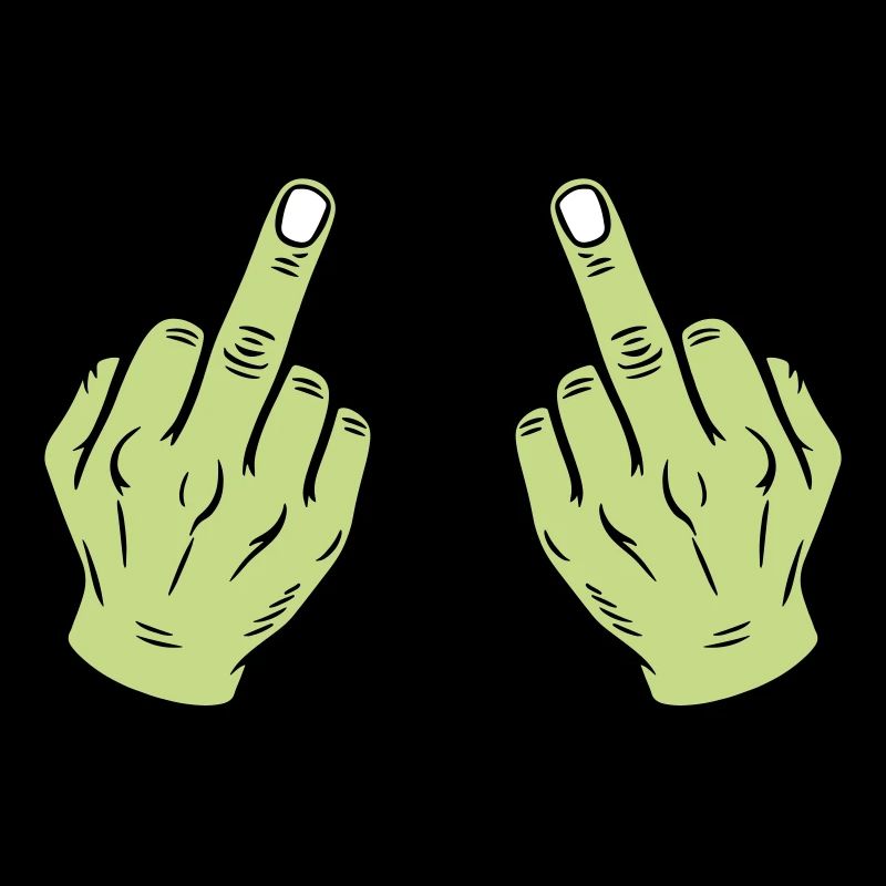 Middle Finger Hand Naughty