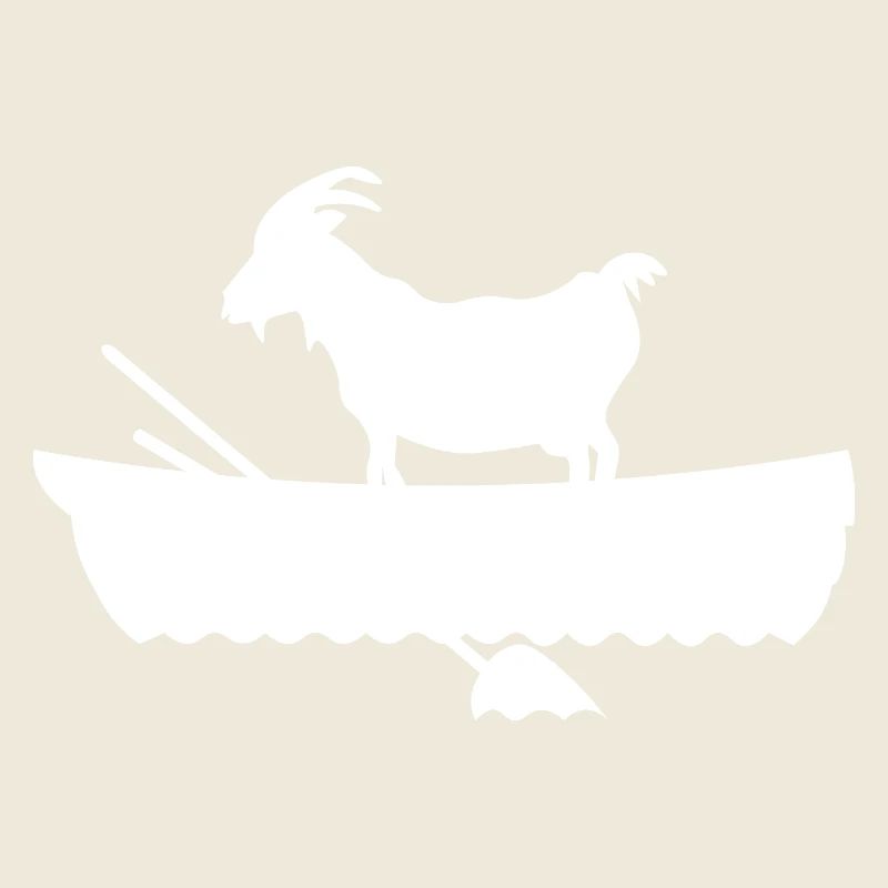 G.O.A.T. Ziege im Boot