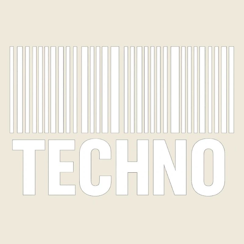Techno Barcode Pattern