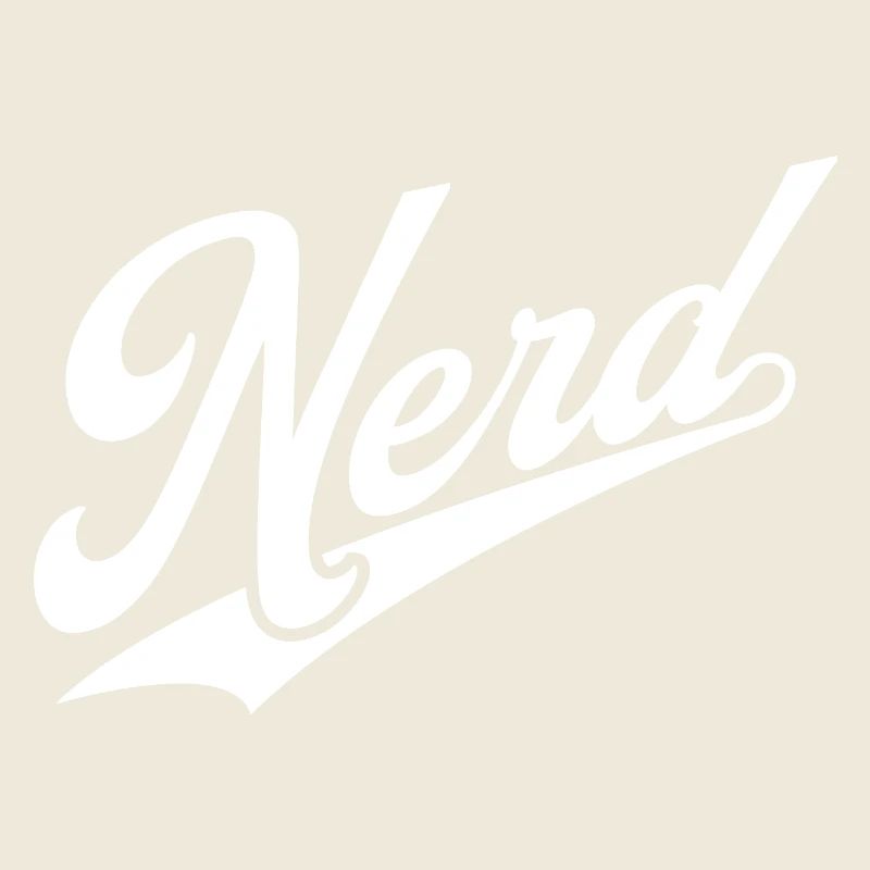 NERDY forever - NERD rétro blanc