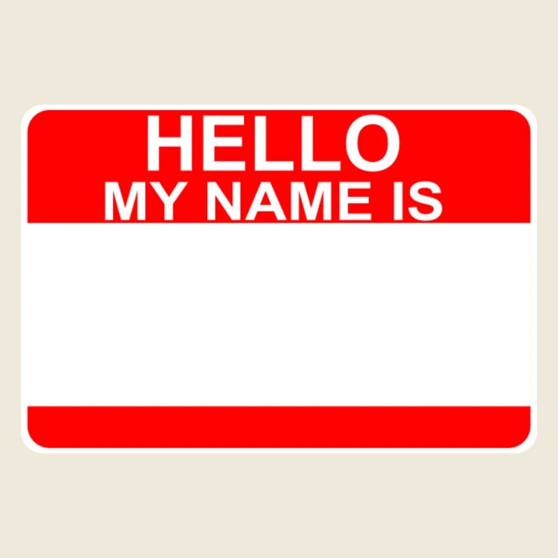 Mein Name ist