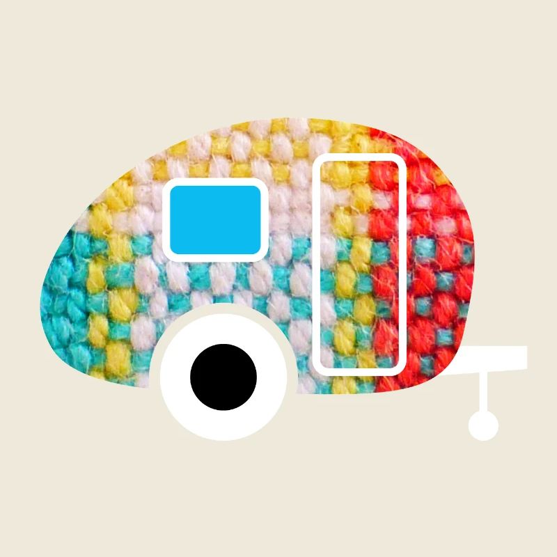 Caravan Caravan Fabric Textile Camping Camper Fan