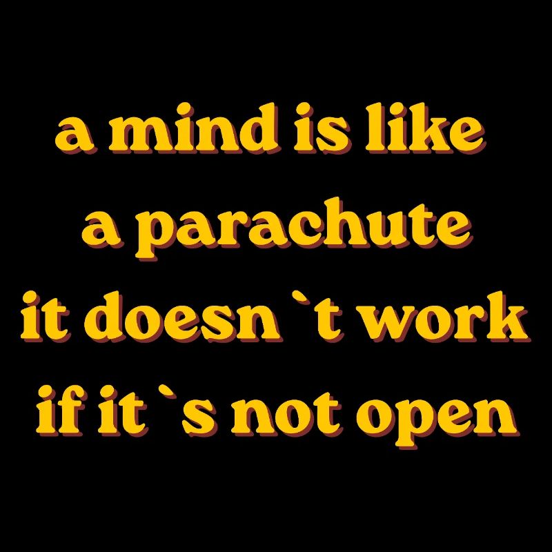Parachute Mindset Zitat