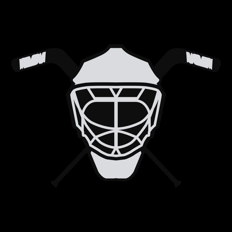 masque de hockey 3 neutre bicolore