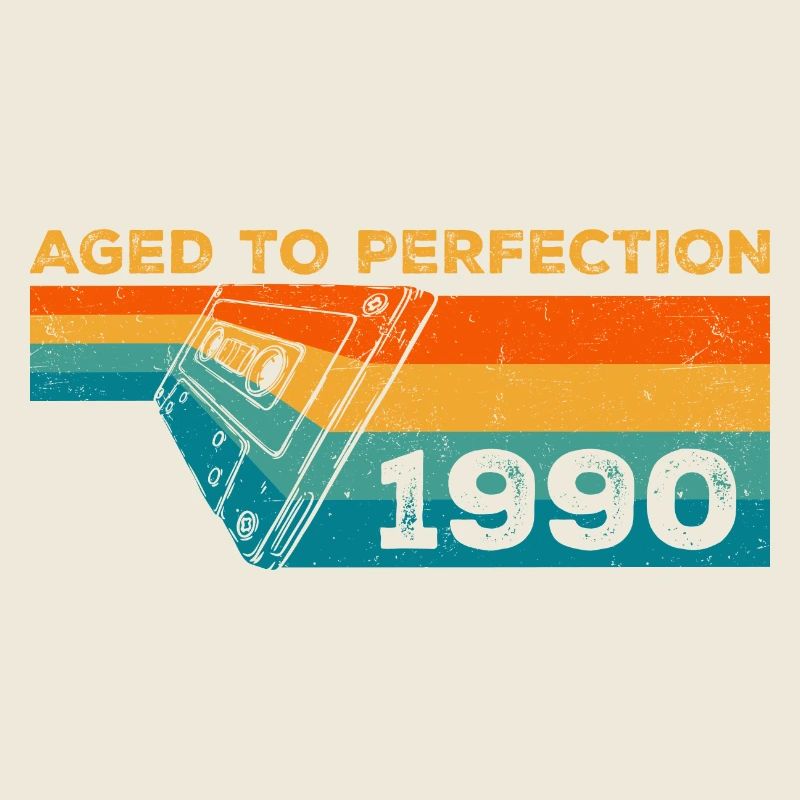 Vintage 1990er - 1990er Jahre Retro Geburtstagsgeschenk