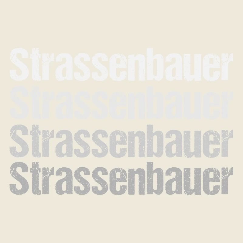 Strassenbauer Typo Muster