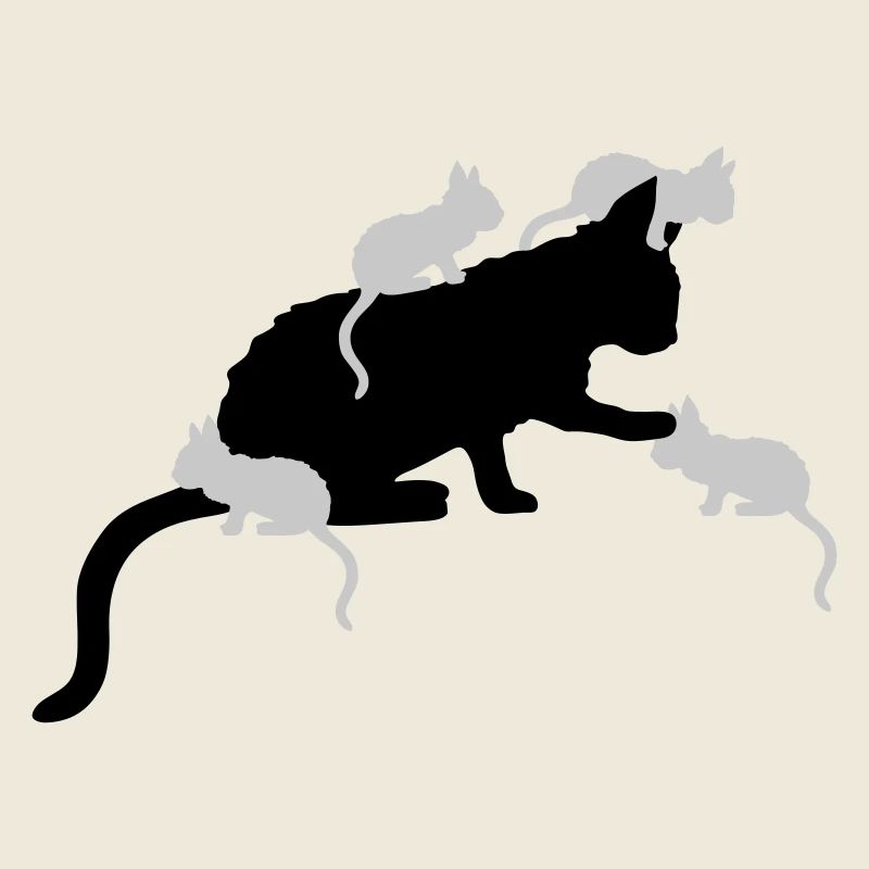Beaucoup de chatons Mama Cat