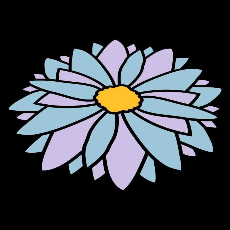 Design coloré de jolies fleurs