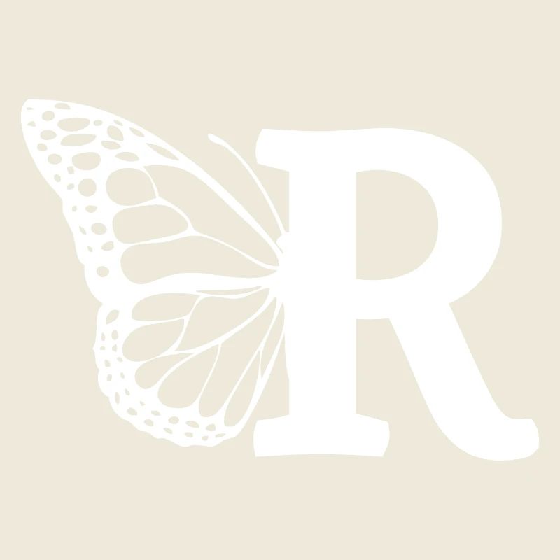 lettre r papillon
