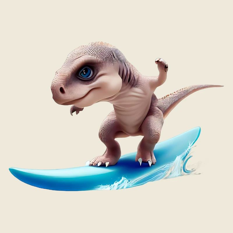 Der Surfer Dino