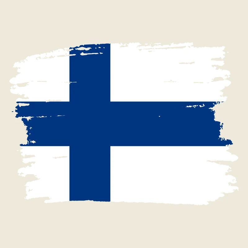 Drapeau finlandais Suomi drapeau finlandais look usé