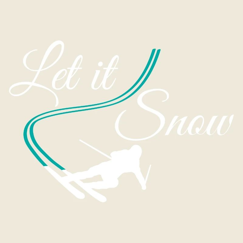 Let It Snow Skier