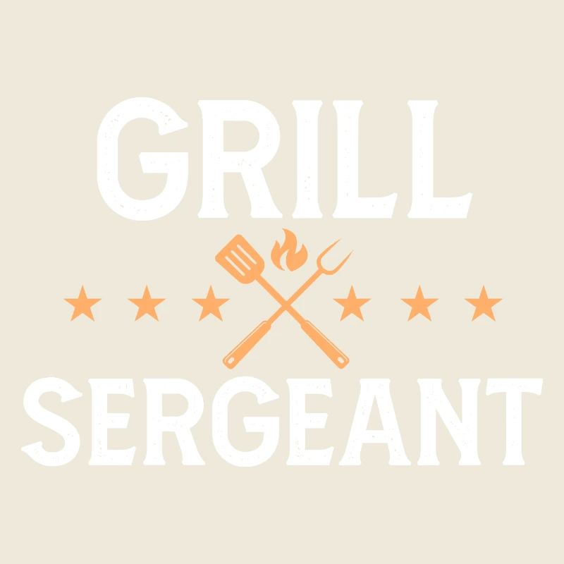 Lustiger Grill Sergeant Papa Militär BBQ