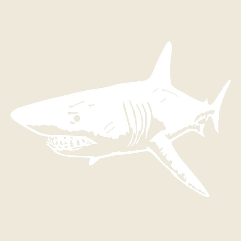 The predatory white shark