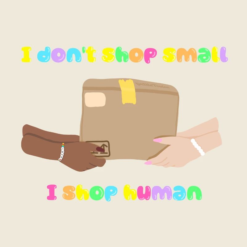 Klein einkaufen, menschlich einkaufen