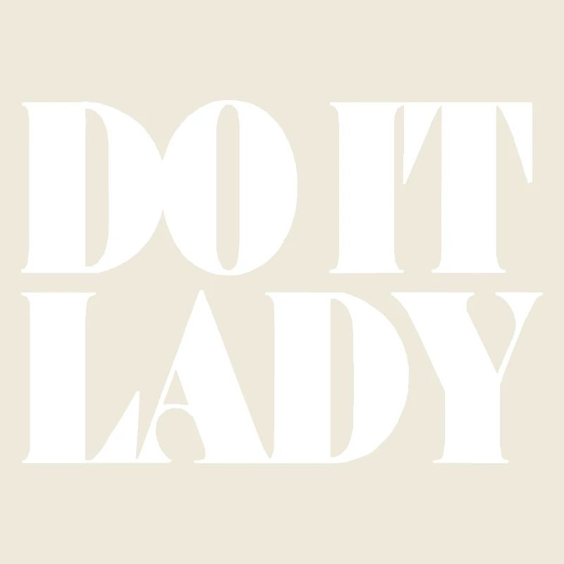do it lady - weiß
