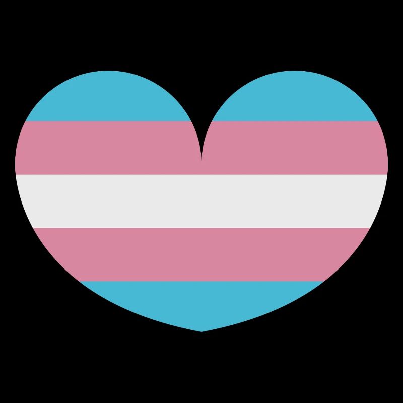 Drapeau trans heart