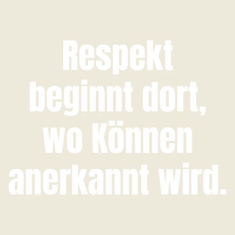 Respect through recognised skills