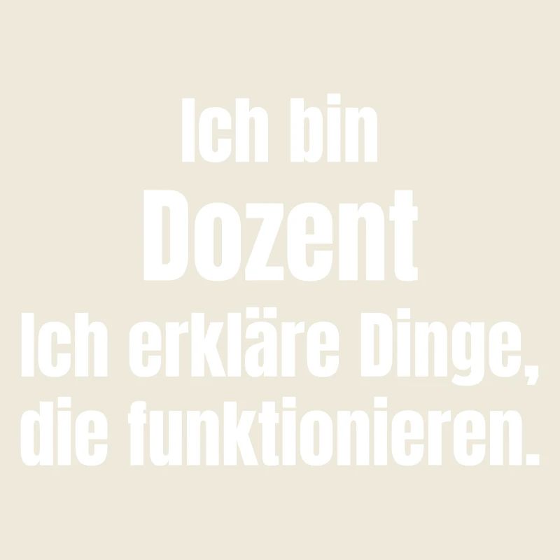 I'm a lecturer – explaining things