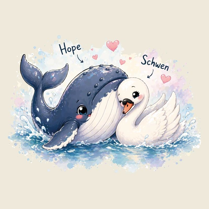 Hope & Schwen in Love - Wal & Schwan