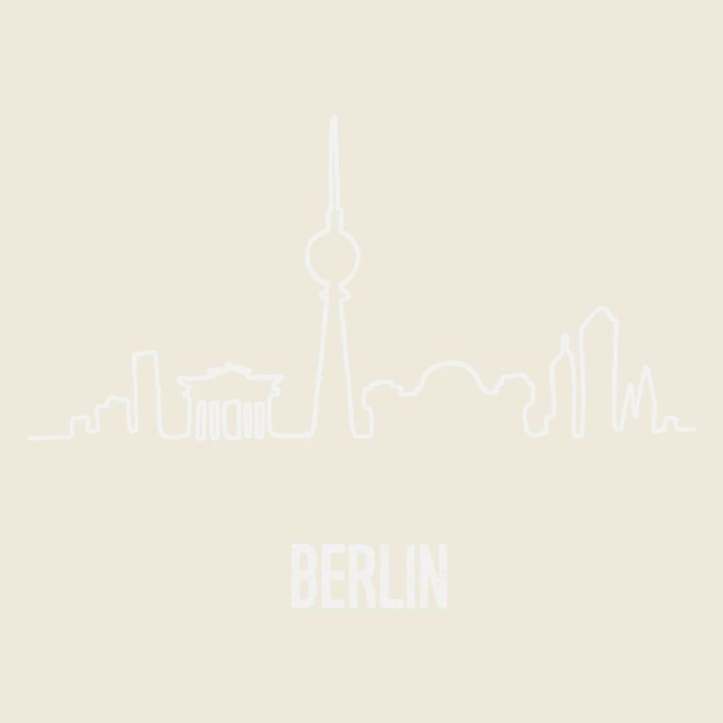 Berlin Skyline Hand Drawn