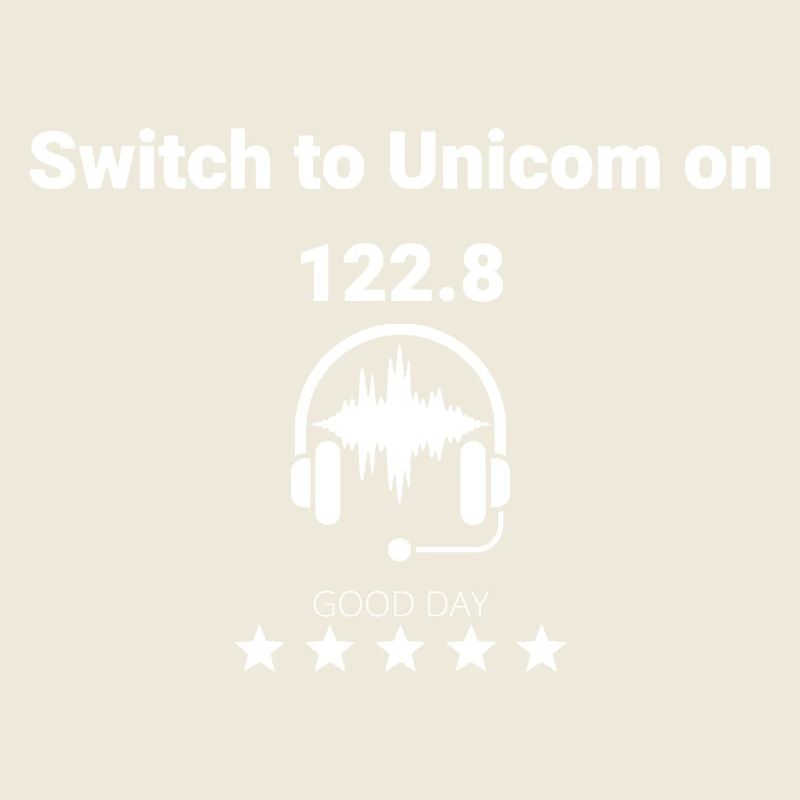 Piloten Funkspruch - Switch to Unicom