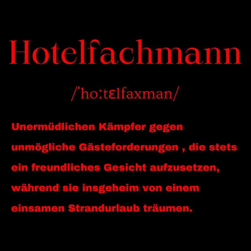 Hotelfachmann Definition