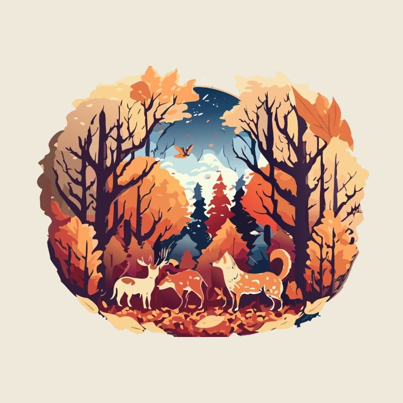 Rassemblement d’animaux (Collection d’automne #9)