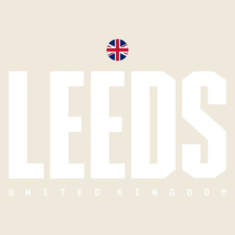 T-shirt graphique avec logo de Leeds City
