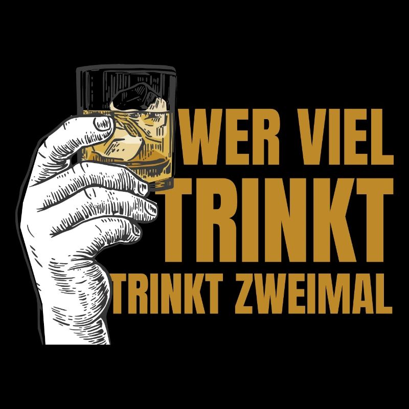 Who Drinks A Lot Drinks Twice Funny T-Shirt
