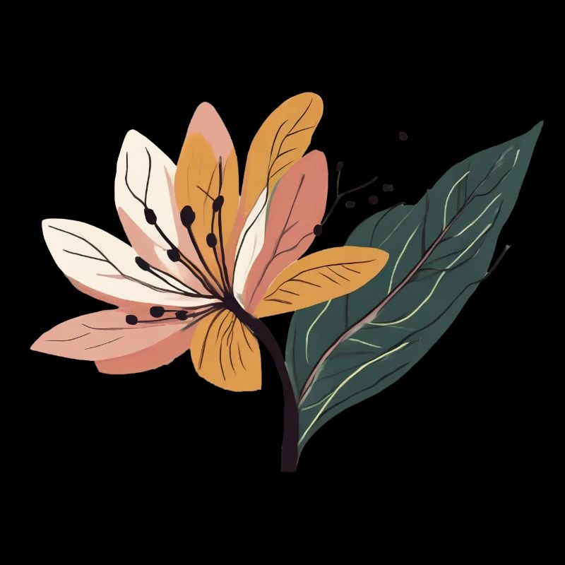 Fleur de lys minimaliste