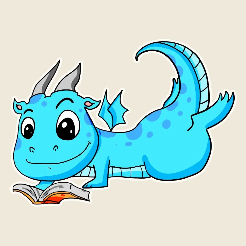 Lecture de livre de dragon