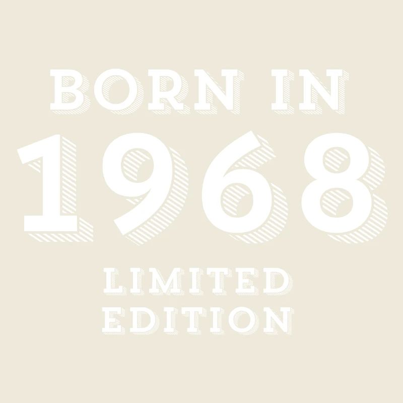 1968, 56 ans, année de naissance