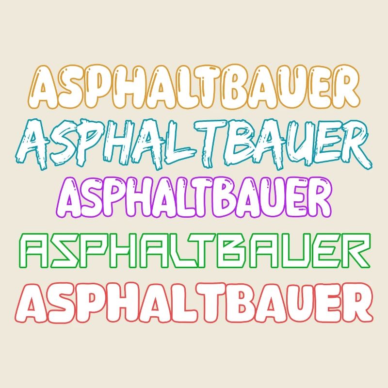 Constructeur d’asphalte comme métier