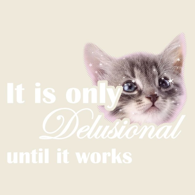 "It's only delusional until it works" Motivation
