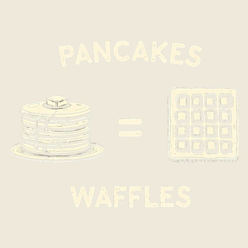 Pfannkuchen und Waffeln