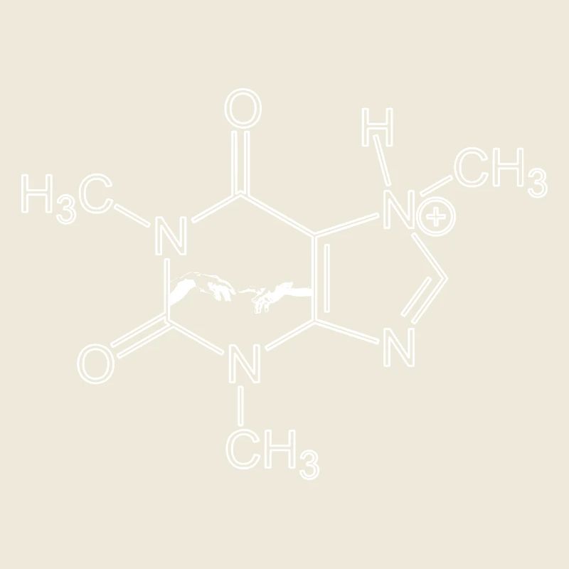Molécule de caféine – de l’énergie pour attirer